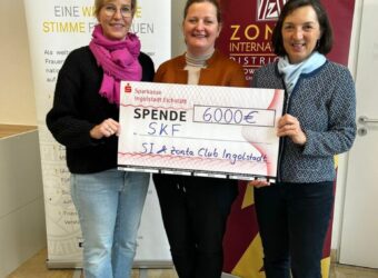 Spendenübergabe beim SkF Ingolstadt