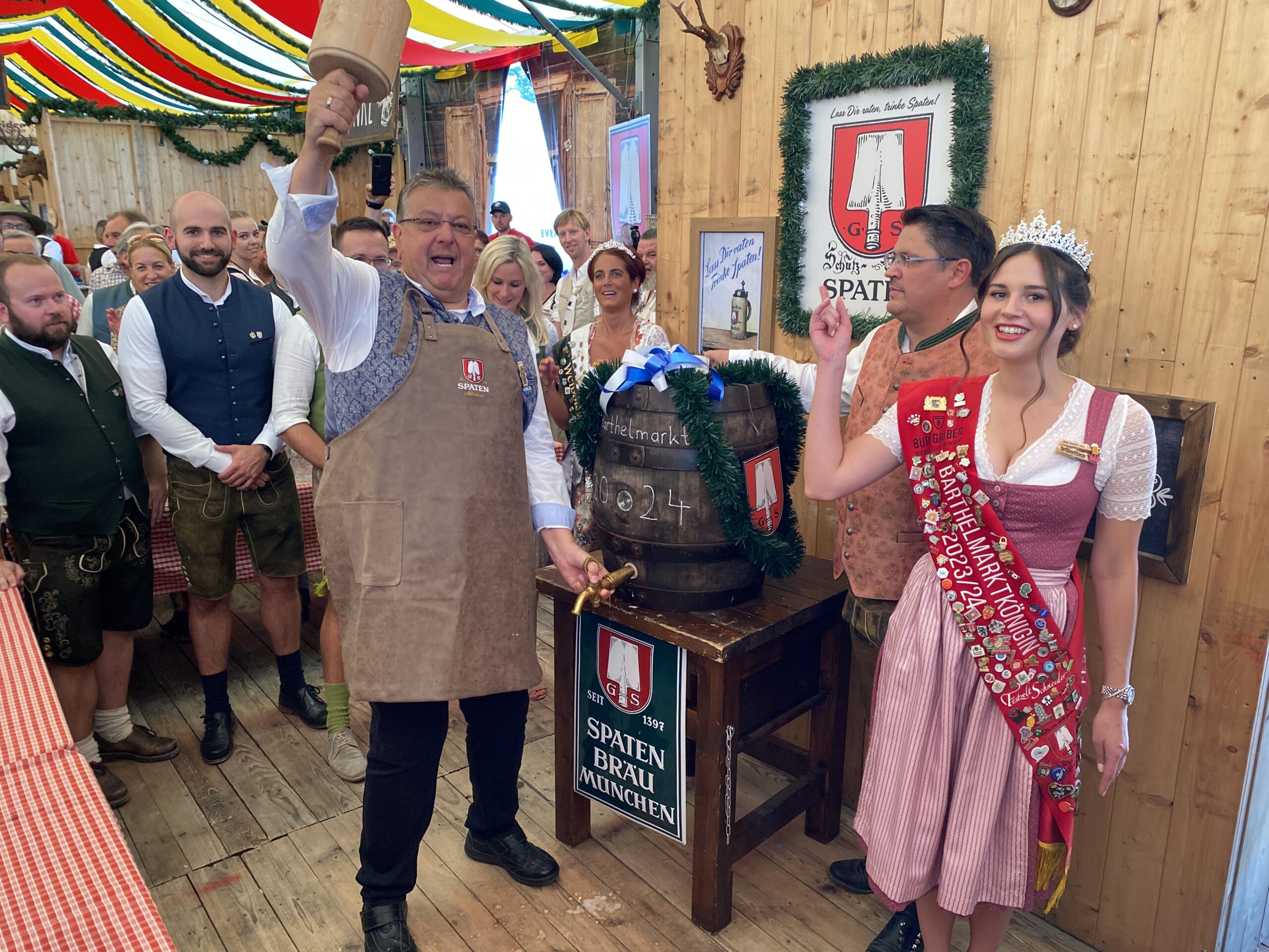 Anstich Barthelmarkt in Oberstimm 2024