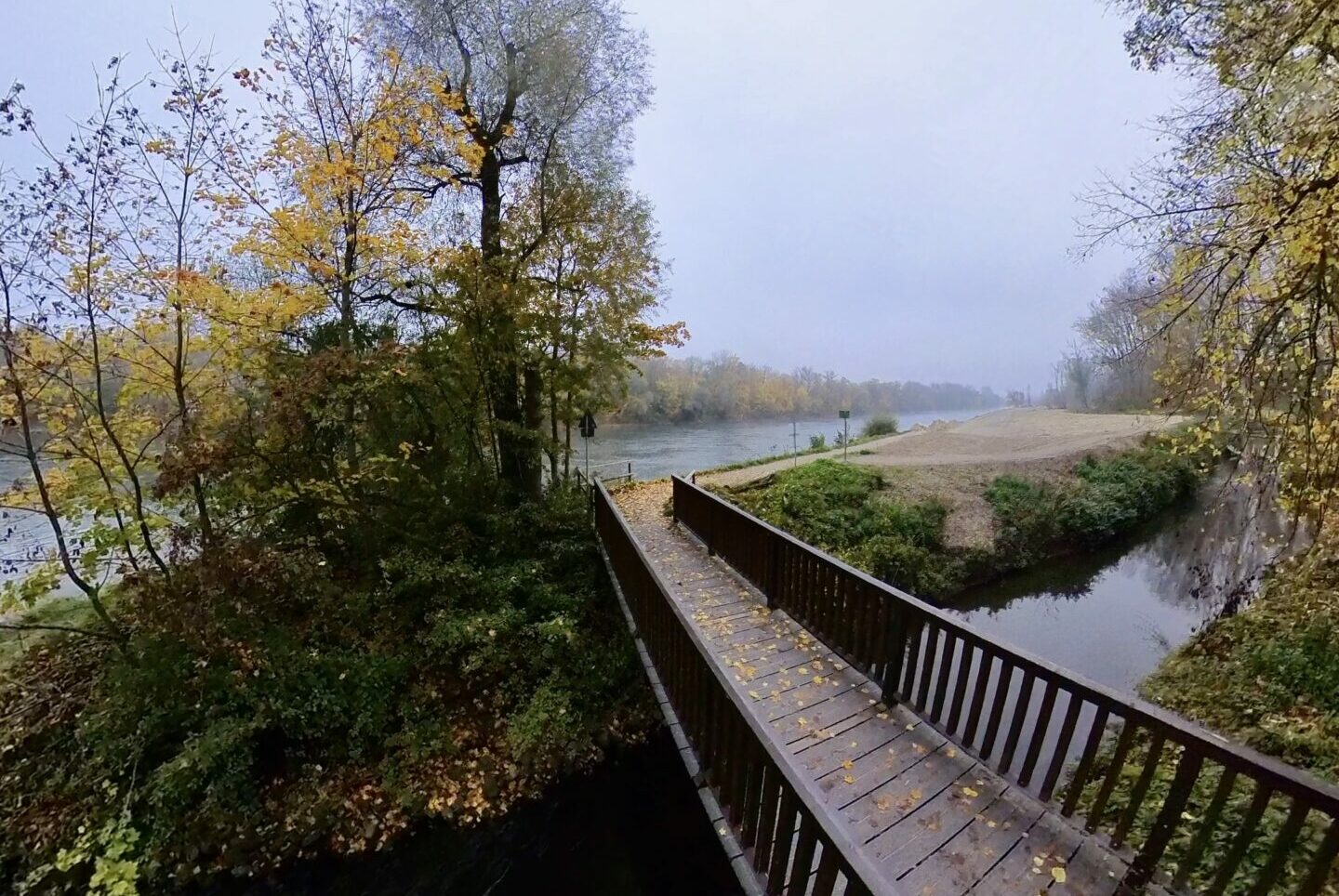 Steg an der Ludlmündung erhalten