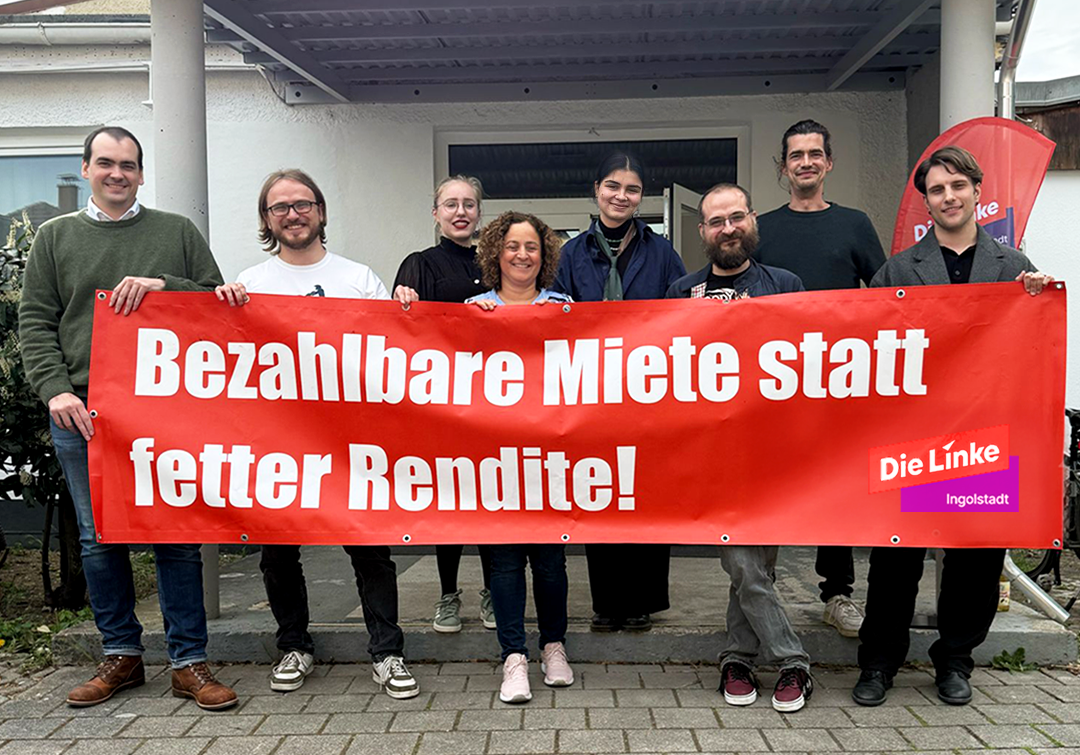 (von links nach rechts: Moritz Fuchs, Jan Windecker, Henrike Theling, Melihat Bal, Lina Schwarzott, Dominik Eigner, Christian Pauling, Valentin Förg – weitere Vorstandsmitglieder waren aufgrund terminlicher Überschneidungen nicht vor Ort)