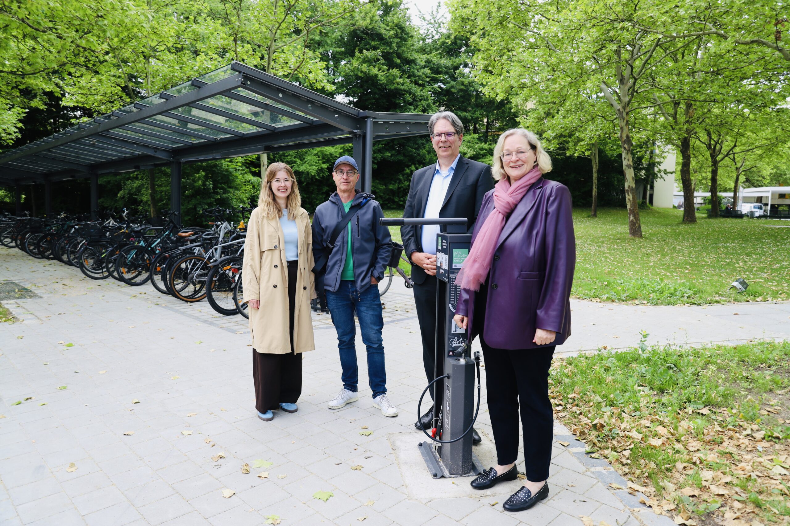 Eröffnung Fahrradabstellanlage Klinikum