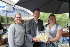 Spargelstich OB Dr. Kern