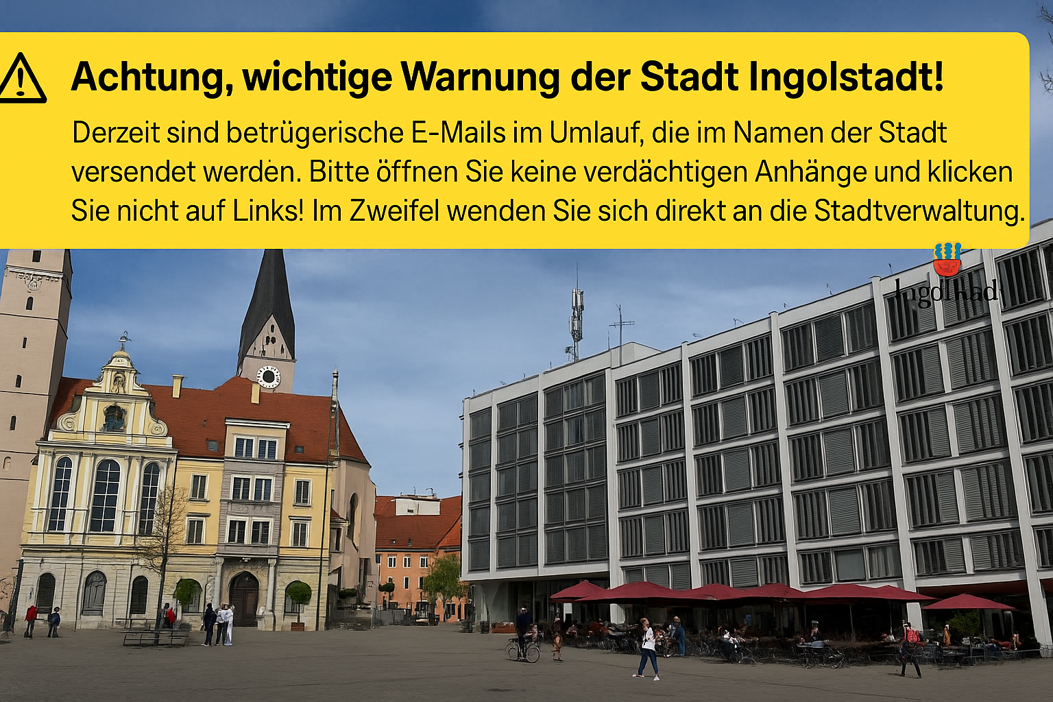 Vorsicht Betrug/Rathaus Ingolstadt