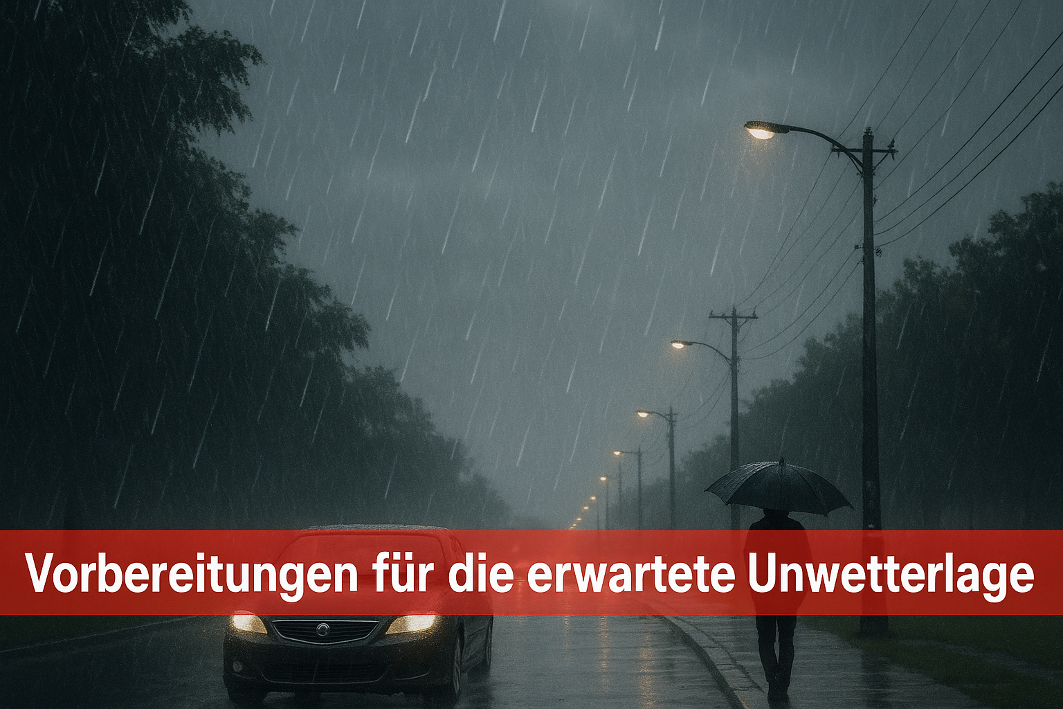 Symbolbild, KI-generiert mit ChatGPT (OpenAI). Das Bild wurde zur Illustration der aktuellen Wetterlage erstellt und stellt keine reale Aufnahme dar.
