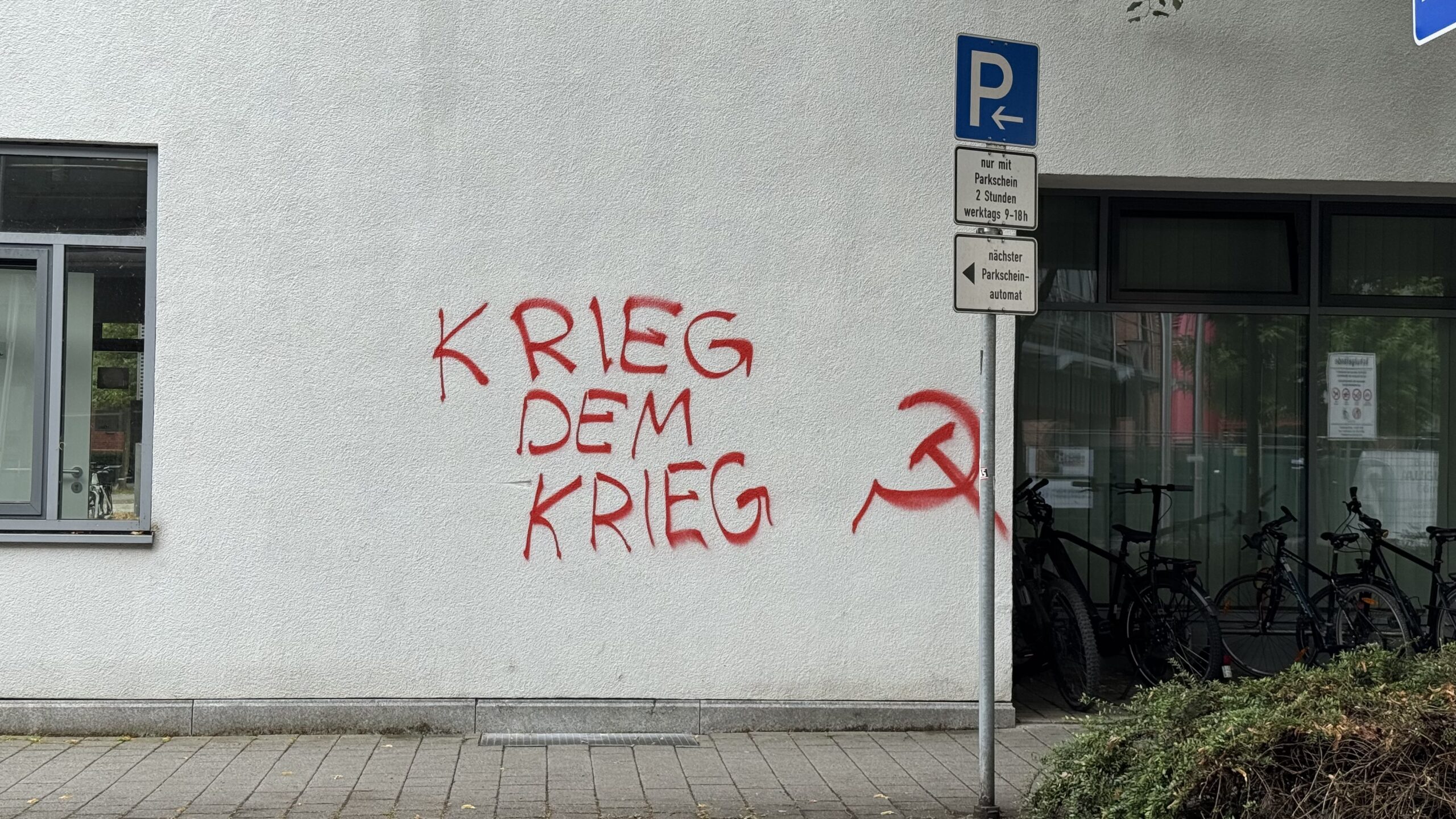 Schmierereien in der City
