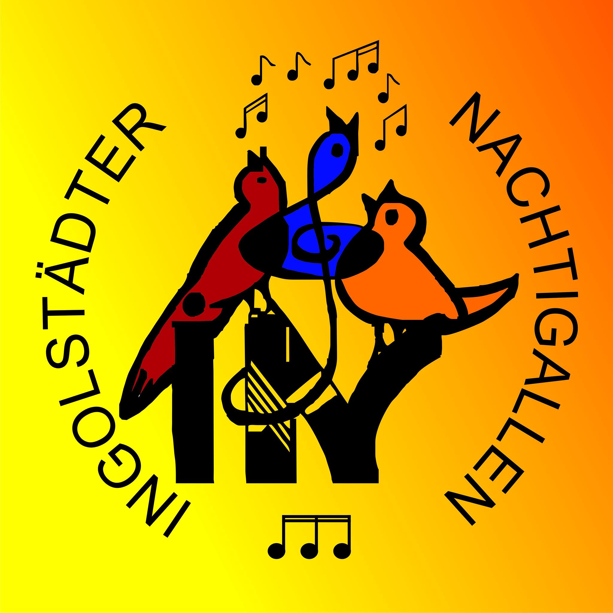 Ingolstädter Nachtigallen logo gelb