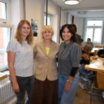 Zum Migrationsteam der Caritas, das den Tag organisierte, gehören unter anderen Veronika Scholl, Lidia Sybin und Silvia Iriarte-von Huth (von links). Foto: Caritas / Peter Esser