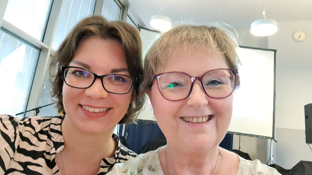 Stefanie Hänel und Heidi Weißlein
