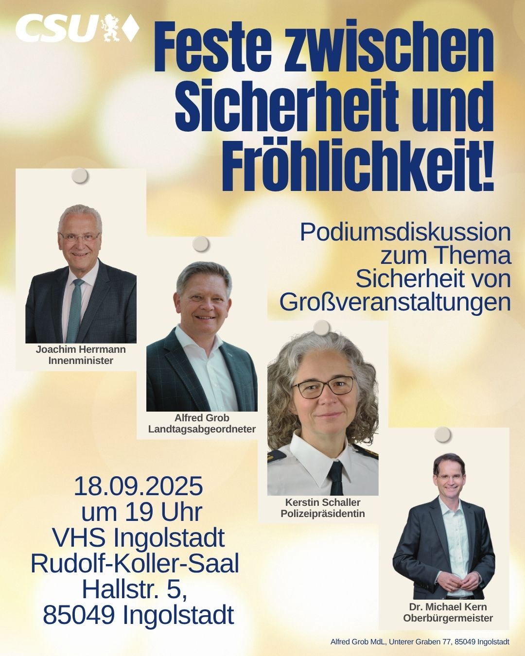 CSU Plakat