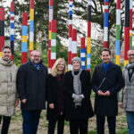 Spirale der Völkerfreundschaft am neuen Standort eingeweiht