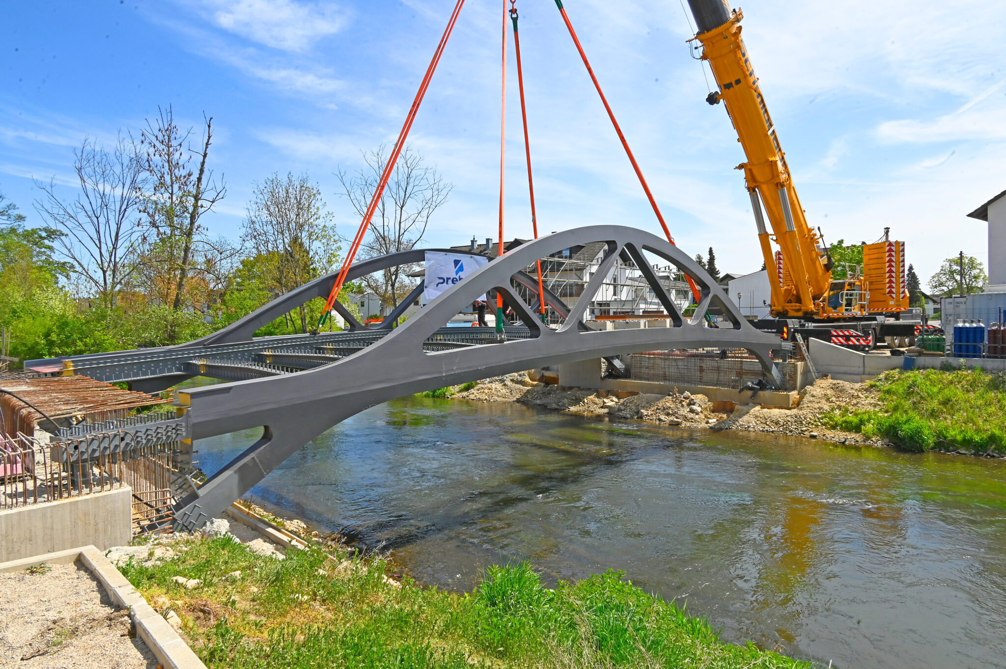 Brückenschlag Paarbrücke Manching Foto: Max Schmidtner