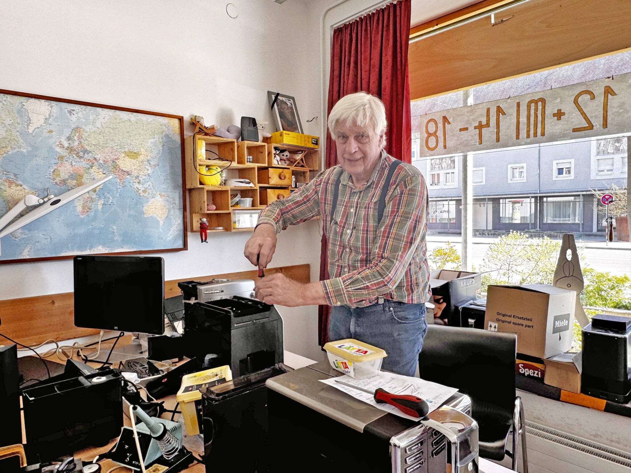Das Repair-Café in der Goethestraße Heinrich Zeitvogel