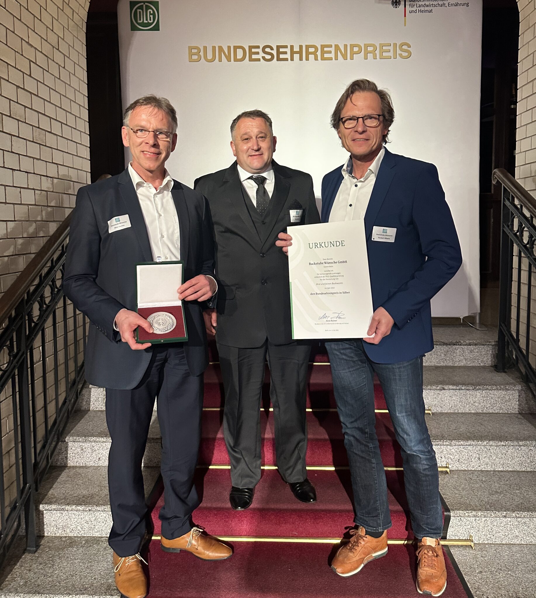 Backstube Wünsche erhält Bundesehrenpreis
