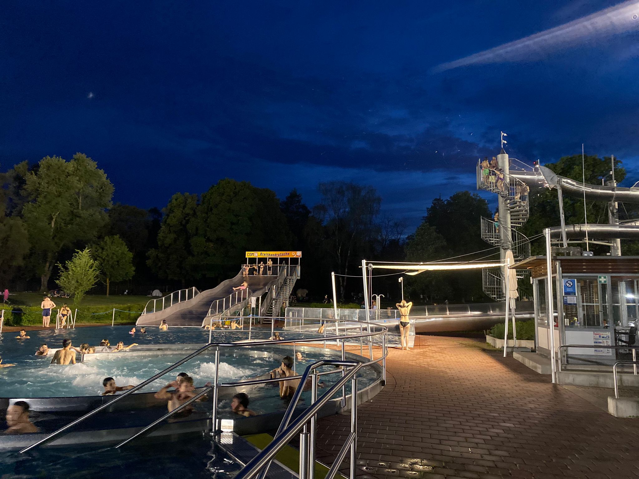 Nachtschwimmen Freibad