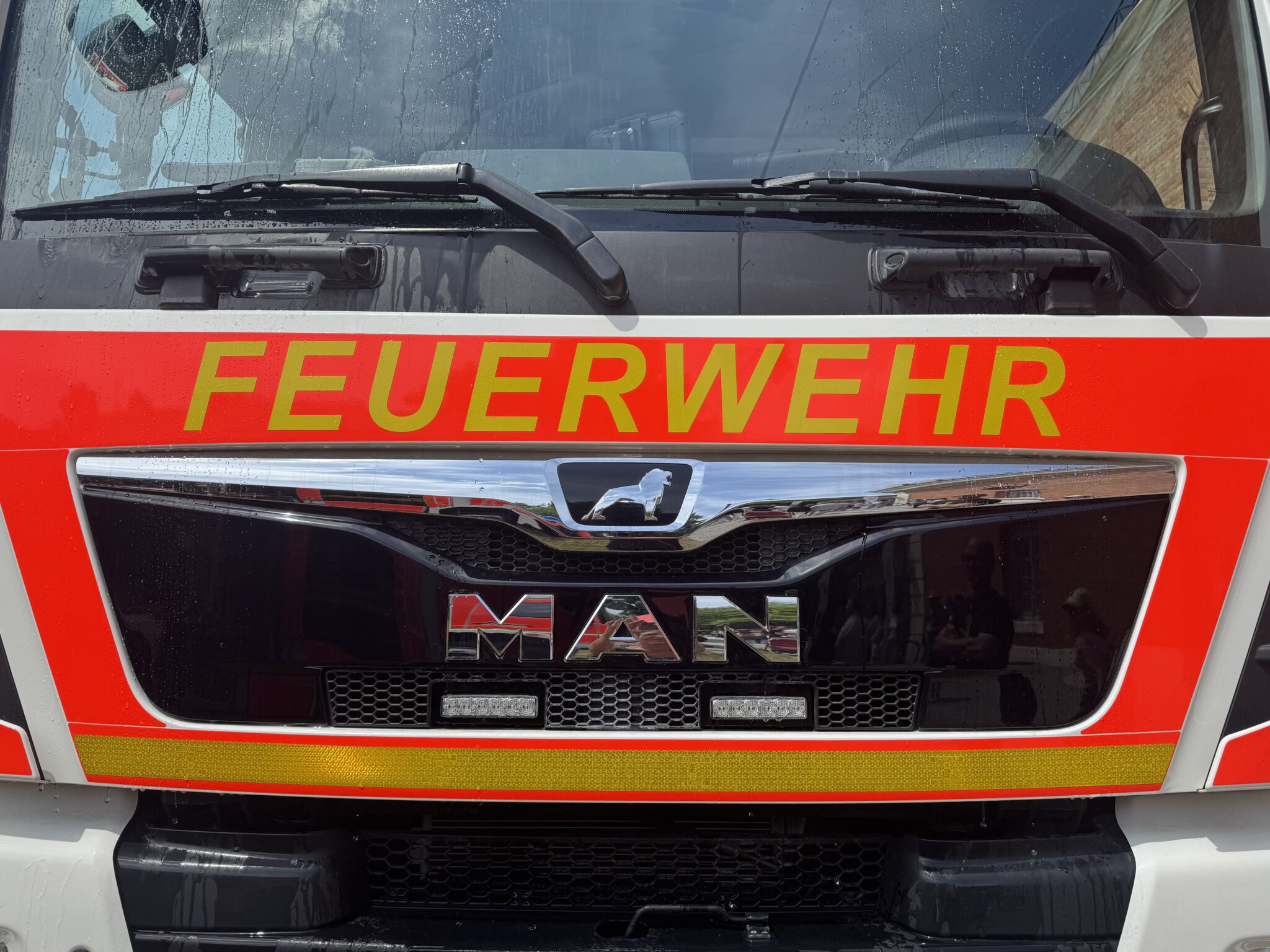 Feuerwehr Unfall Brand Polizei Foto: el