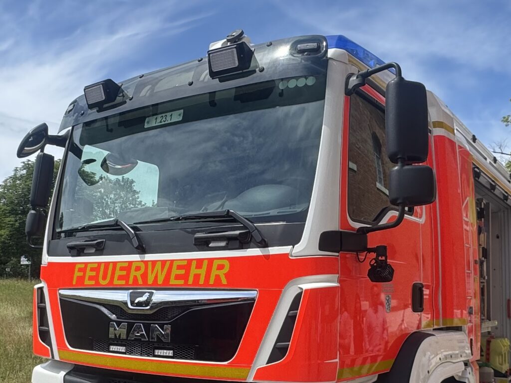 Feuerwehr Unfall Brand Foto: el