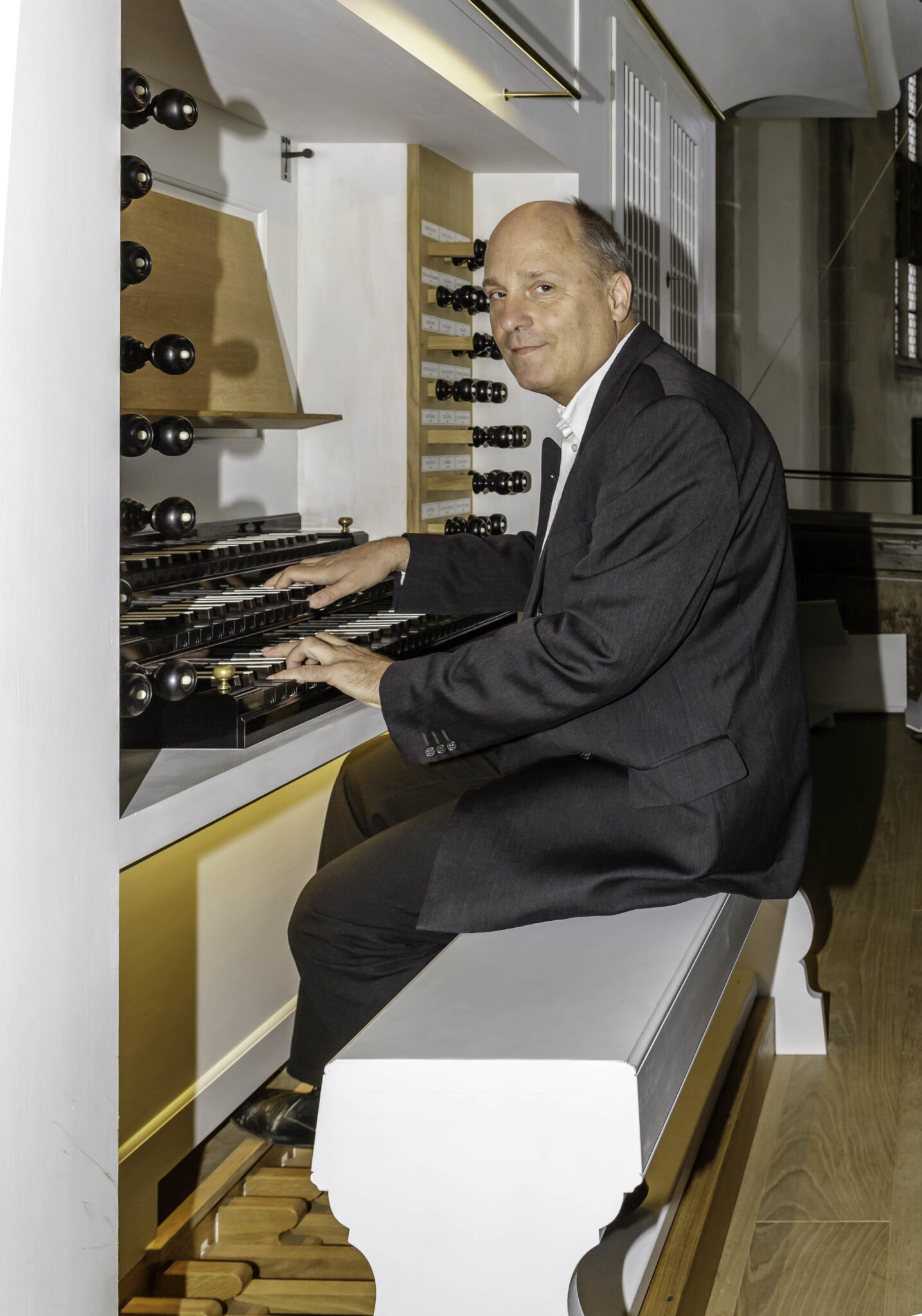 Franz Hauk zum Jubiläum der Chororgel Foto: Klaus Lippe