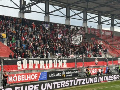 letztes Heimspiel 2026 FCI Fans Fanblock Südtribühne Foto: EL
