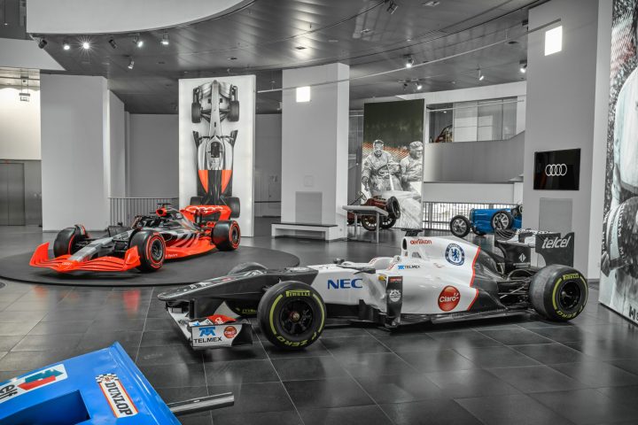 Audi will enter Formula 1 in 2026, competing at the pinnacle of motorsport. To mark the occasion, Audi Tradition is looking back at the origins of Grand Prix racing in a special exhibition titled “Legends of Grand Prix.” Until the start of the new Formula 1 season on March 8, 2026, the Audi museum mobile will display fascinating racing cars from more than 100 years of history including the youngest ones: the F1 showcar with Audi Launch Livery (2022) and the Sauber C31 of 2012.