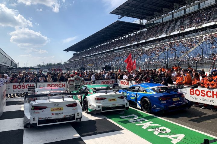 Akrapovič Audi RS 5 DTM #99 (Audi Sport Team Phoenix), Castrol EDGE Audi RS 5 DTM #51 (Audi Sport Team Abt Sportsline), Aral Ultimate Audi RS 5 DTM #4 (Audi Sport Team Abt Sportsline)