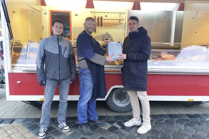 Begrüßung Schmauser Wochenmarkt