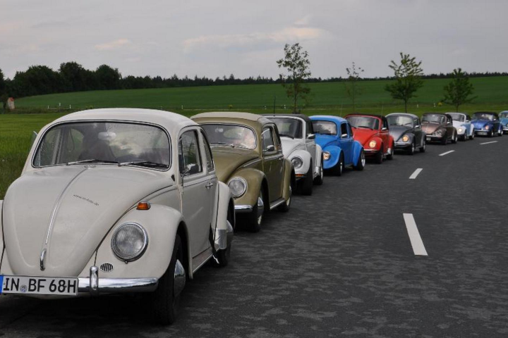 VW Käfer Ausfahrt