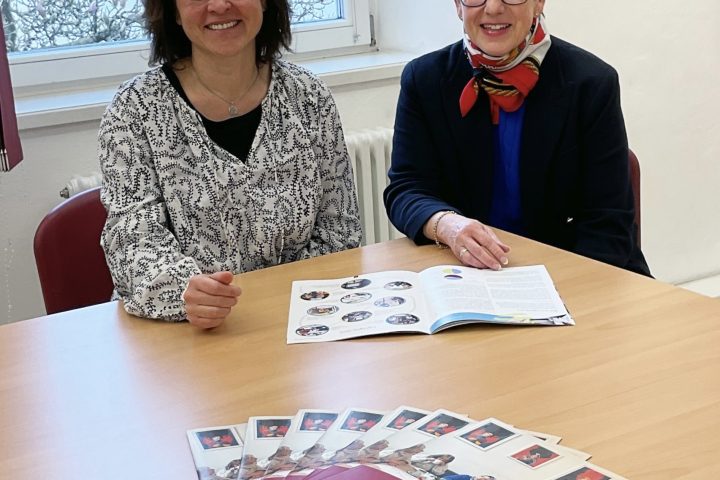 SkF Geschäftsführerin Angela Müller und SkF Vereinsvorsitzende Ursula Schmidt bei der Präsentation des Jahresberichtes 2025. (von links) Foto: Winfried Konerding