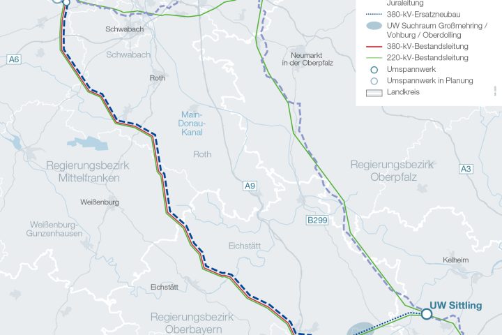TenneT-Projekt Westbayernring