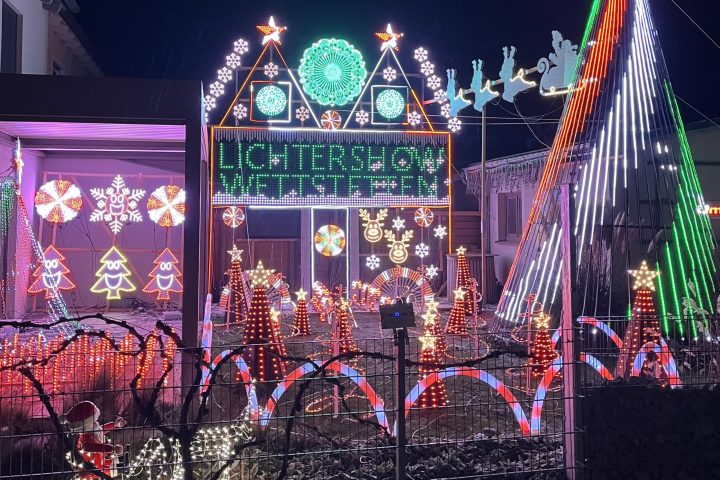 Weihnachtslichtershow