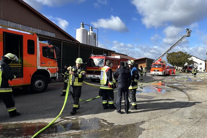 Feuerwehrübung Ingolstadt Foto: el