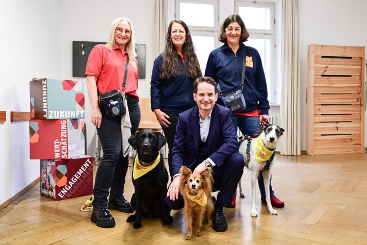 OB Kern mit ASB Besuchshundedienst