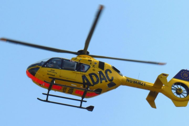 Hubschrauber Polizei Unfall Rettung Foto: pixabay