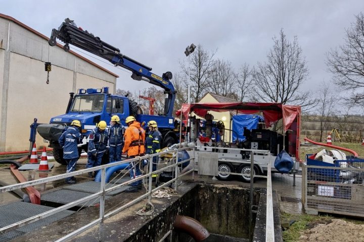 THW Starkregeneinsatz