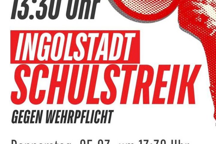 Schulstreik gegen Wehrpflicht