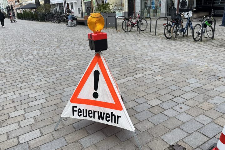 Übung der Feuerwehren