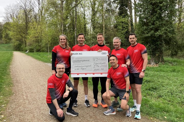 AUDI team Halbmarathon Spenden