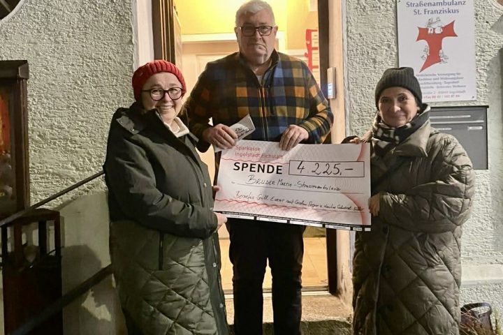 Spenden-Charity für Bruder Martin